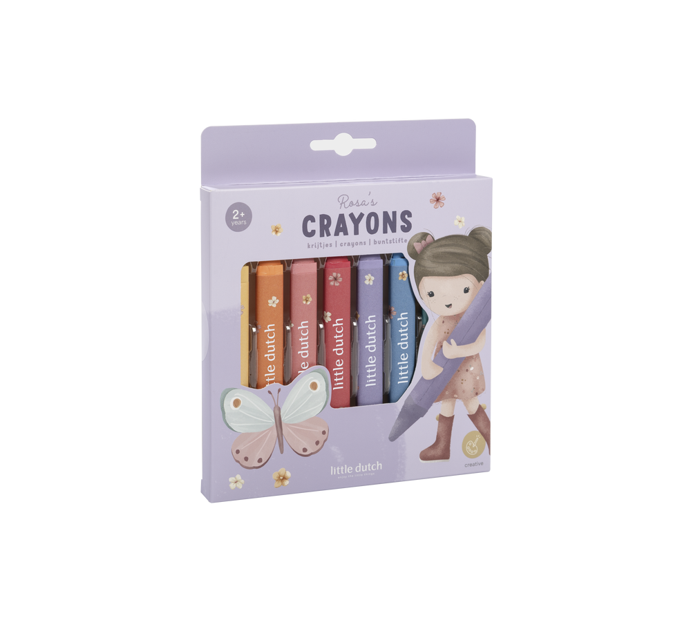 Little Dutch Kredki woskowe Rosa & Friends