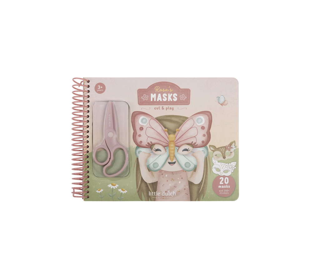 Little Dutch Kreatywny zeszyt z nożyczkami Rosa & Friends