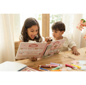 Little Dutch Kreatywny zeszyt z nożyczkami Rosa & Friends