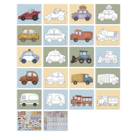 Little Dutch Kreatywny zeszyt z nożyczkami Jim & Friends