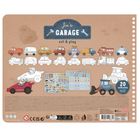 Little Dutch Kreatywny zeszyt z nożyczkami Jim & Friends