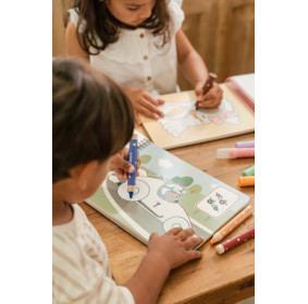 Little Dutch Kreatywny zeszyt z nożyczkami Jim & Friends