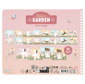 Little Dutch Kreatywny zeszyt z kredkami Rosa & Friends