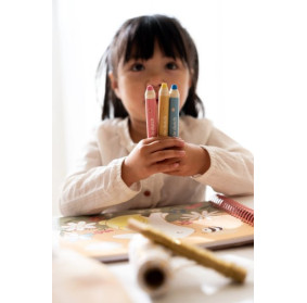 Little Dutch Kreatywny zeszyt z kredkami Rosa & Friends