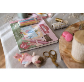 Little Dutch Kreatywny zeszyt z kredkami Rosa & Friends