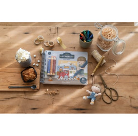 Little Dutch Kreatywny zeszyt z kredkami Jim & Friends