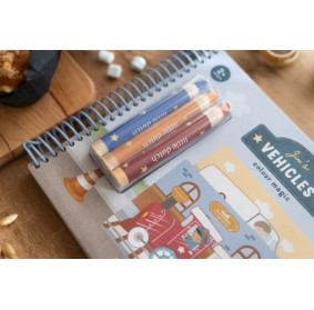 Little Dutch Kreatywny zeszyt z kredkami Jim & Friends