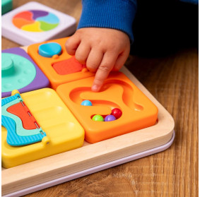PlayTab Sensoryczny Kwadrat Labirynt dla Kulek FA488-13