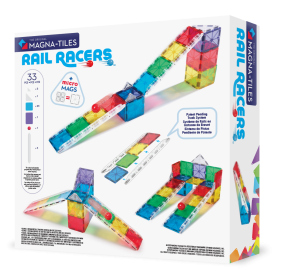 MAGNA-TILES® Klocki Magnetyczne Rail Racers 33 el.