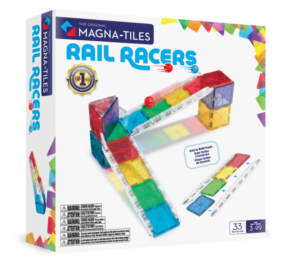 MAGNA-TILES® Klocki Magnetyczne Rail Racers 33 el.