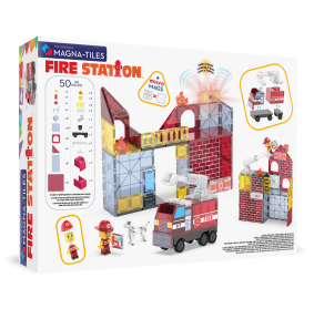 MAGNA-TILES® Klocki Magnetyczne Fire Station 50 el.