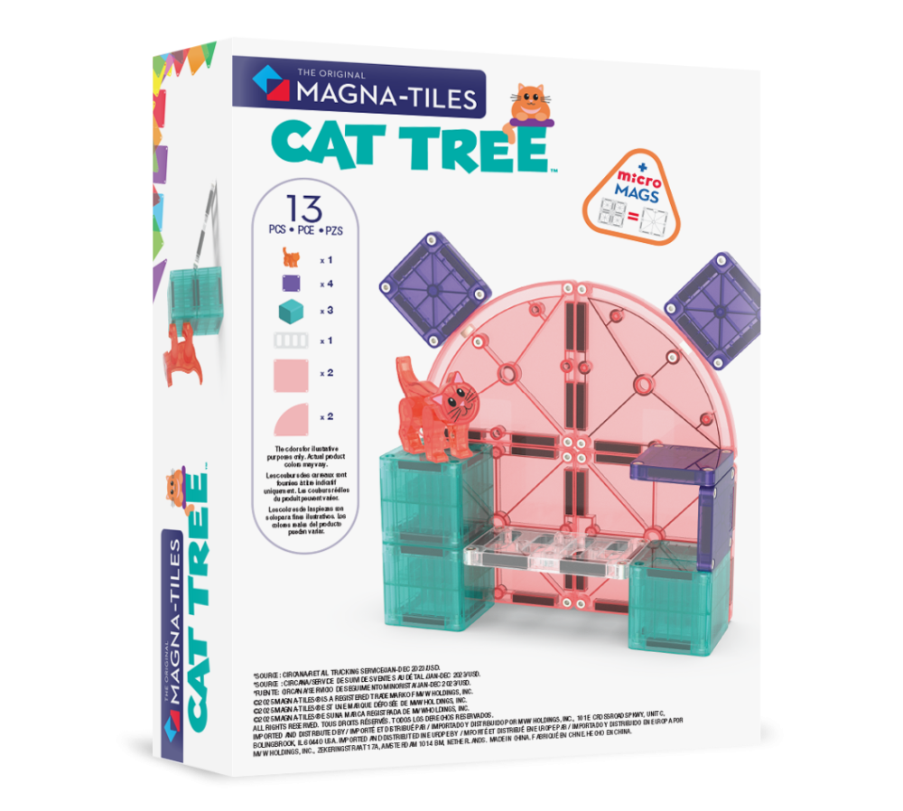 MAGNA-TILES® Klocki Magnetyczne Cat Tree 13 el.