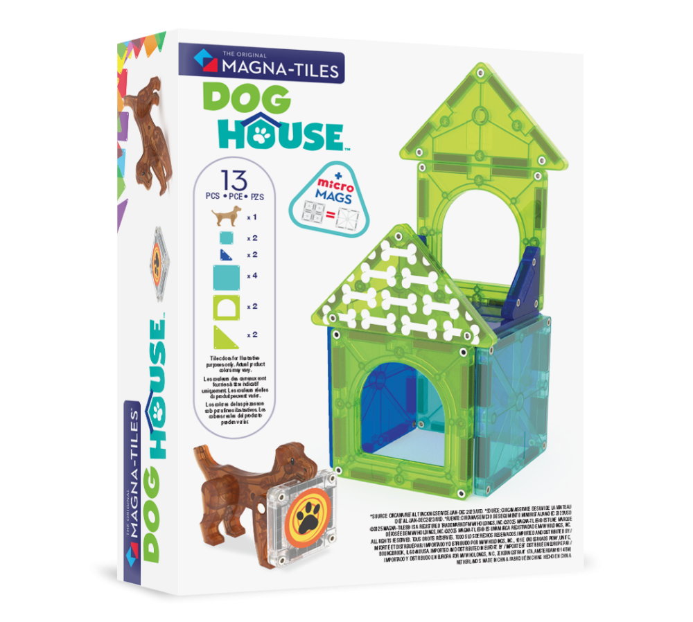 MAGNA-TILES® Klocki Magnetyczne Dog House 13 el.