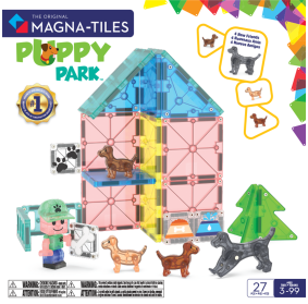 MAGNA-TILES® Klocki Magnetyczne Puppy Park 27 el.