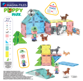 MAGNA-TILES® Klocki Magnetyczne Puppy Park 27 el.
