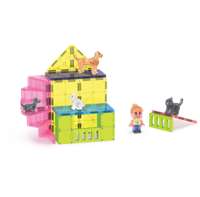 MAGNA-TILES Klocki Magnetyczne Pet Playhouse 50 el.
