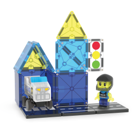 MAGNA-TILES® Klocki Magnetyczne Police Patrol 20 el.
