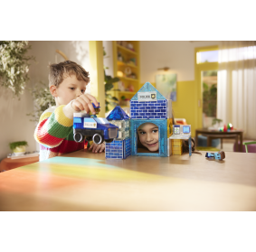 MAGNA-TILES® Klocki Magnetyczne Police Station 35 el.