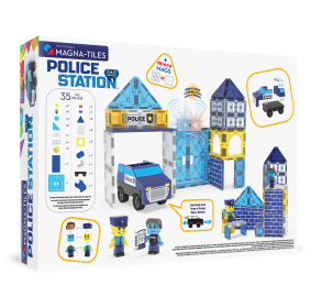 MAGNA-TILES® Klocki Magnetyczne Police Station 35 el.