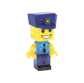 MAGNA-TILES® Klocki Magnetyczne Police Station 35 el.