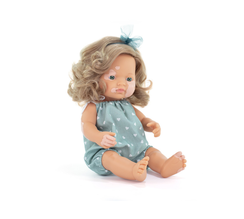 Lalka dziewczynka Europejka 38 cm Ciemny Blond Bielactwo Miniland My Friends & Me