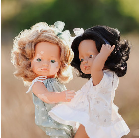 Lalka dziewczynka Europejka 38 cm Ciemny Blond Bielactwo Miniland My Friends & Me