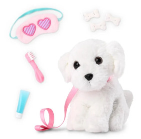 ŁÓŻKO PIĘTROWE z PIESKIEM i akcesoriami OurGeneration RÓŻOWE