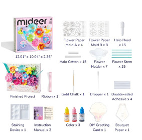 Mideer Zestaw DIY – bukiet kwiatów