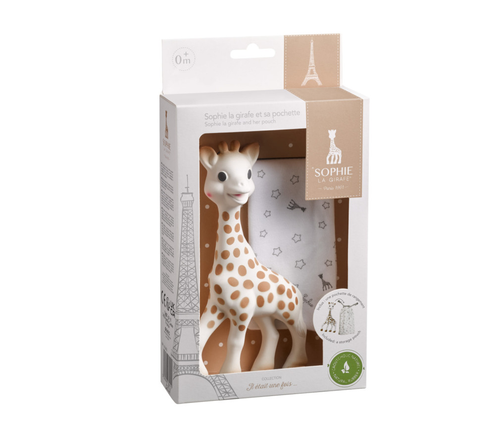 SOPHIE ŻYRAFA Z BAWEŁNIANYM POKROWCEM