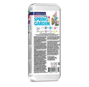 MAGNA-TILES Klocki Magnetyczne microMAGS Spring Garden Travel 24 el.