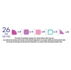 MAGNA-TILES® Klocki Magnetyczne microMAGS Heart to Heart Travel 26 el.