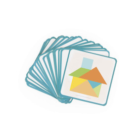 Janod Układanka drewniana Tangram Sensoriel 2+ (edycja 2026)