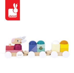 Janod Pociąg drewniany z...