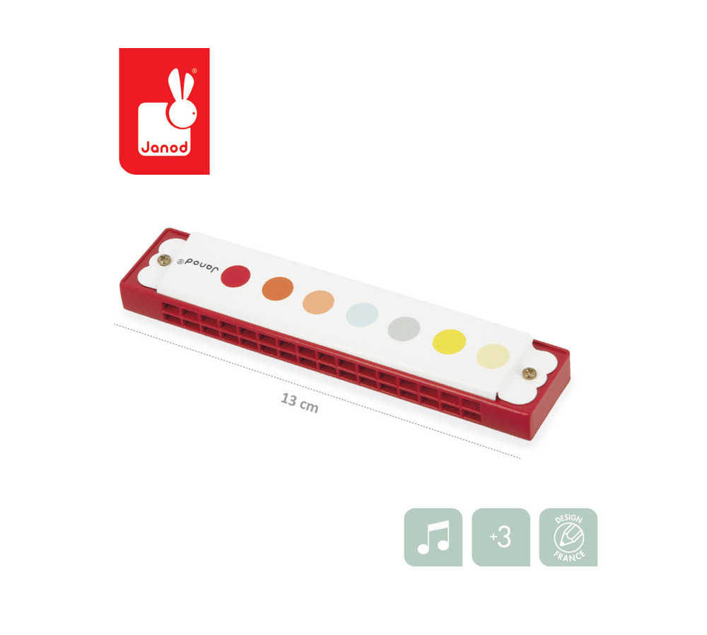 Janod Harmonijka Confetti 3+ (edycja 2026)