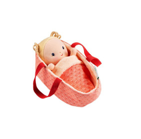 LILLIPUTIENS Lalka dzidziuś w koszyczku z ubrankiem i kocykiem Anais 12 m+