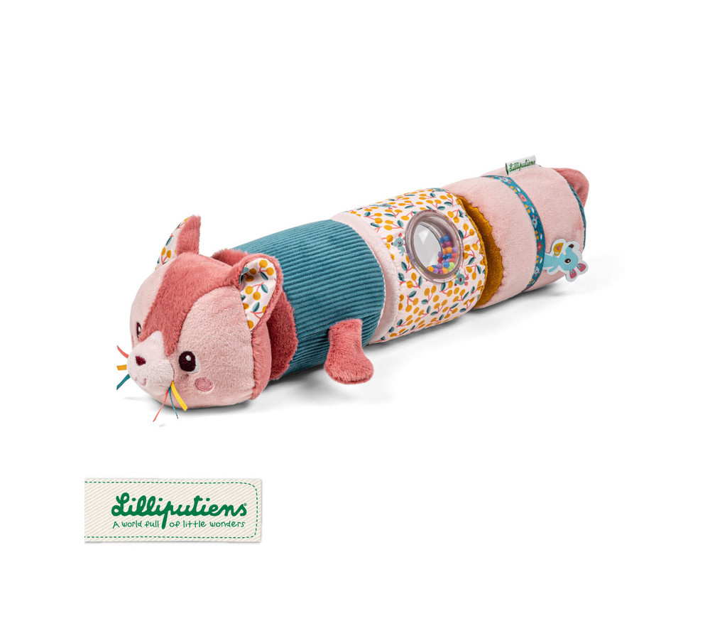 Lilliputiens Wałek dźwiękowy 4-elementowy Kotka Jeanne 6 m+