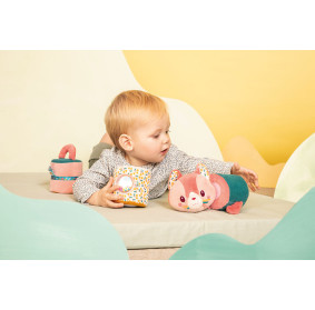 Lilliputiens Wałek dźwiękowy 4-elementowy Kotka Jeanne 6 m+