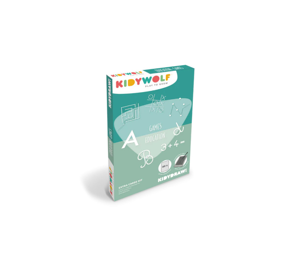 Wkłady do tabletu Kidywolf Kidydraw Mini gry i edukacja