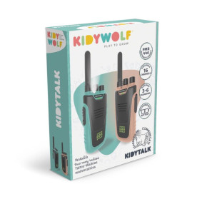 Walkie talkie Kidytalk Kidywolf różowo-niebieski