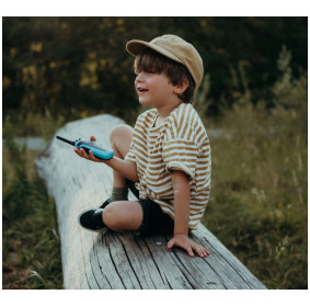 Walkie talkie Kidytalk Kidywolf różowo-niebieski