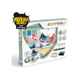 Podświetlany tablet rysunkowy Kidydraw Pro Kidywolf ZIELONY