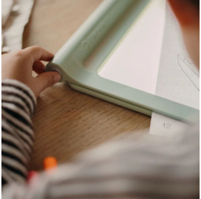 Podświetlany tablet rysunkowy Kidydraw Pro Kidywolf ZIELONY