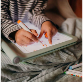 Podświetlany tablet rysunkowy Kidydraw Pro Kidywolf ZIELONY