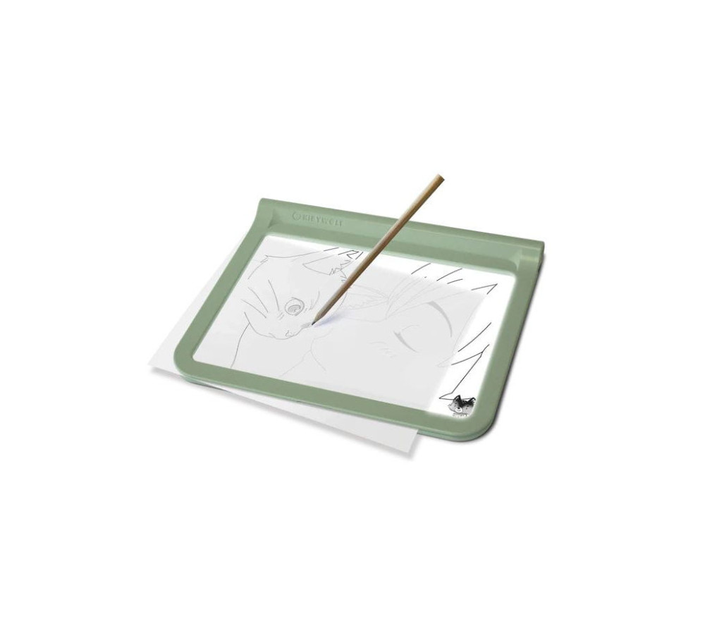 Podświetlany tablet rysunkowy Kidydraw Pro Kidywolf ZIELONY