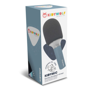 Mikrofon do karaoke z modulacją Kidymic Kidywolf NIEBIESKI