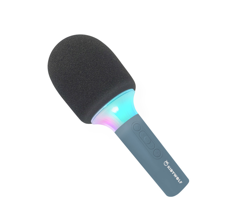 Mikrofon do karaoke z modulacją Kidymic Kidywolf NIEBIESKI