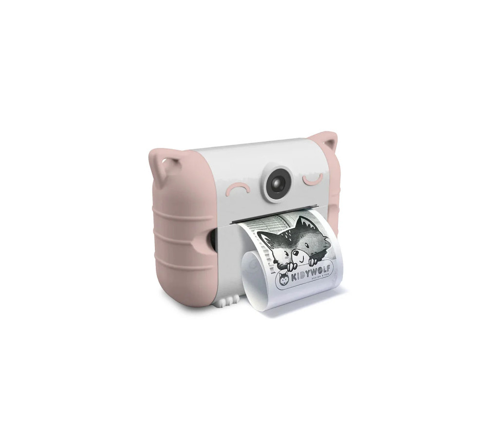 Aparat fotograficzny Kidywolf z funkcją drukowania Kidyprint RÓŻOWY