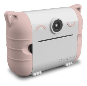 Aparat fotograficzny Kidywolf z funkcją drukowania Kidyprint RÓŻOWY