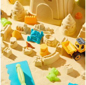 Piasek magiczny z piaskownicą i zestawem akcesoriów mideer