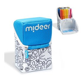 Markery akrylowe z pędzelkową końcówką mideer w futerale do kolorowania – 36 kolorów